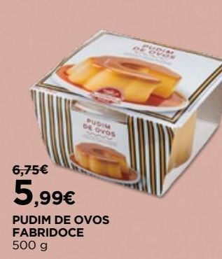 El Corte Inglés Pudim promoção