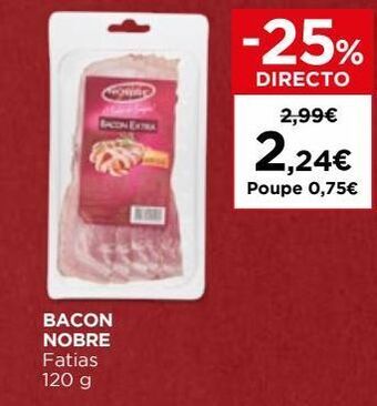 El Corte Inglés Bacon nobre promoção