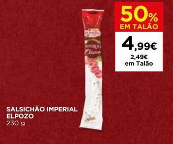 El Corte Inglés Salsichão elpozo promoção