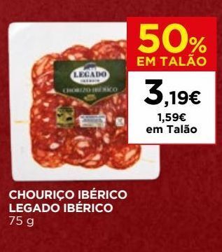 El Corte Inglés Chouriço promoção