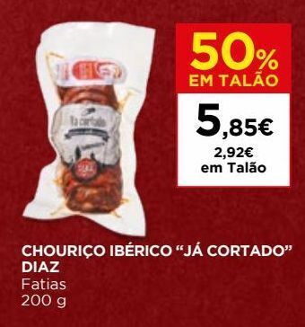 El Corte Inglés Chouriço promoção