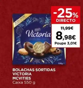 El Corte Inglés Biscoitos mc vitie`s promoção