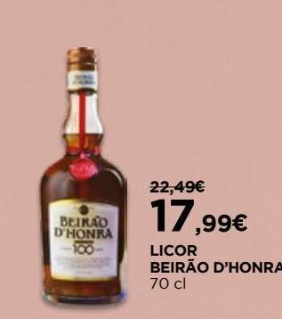 El Corte Inglés Licor beirão promoção
