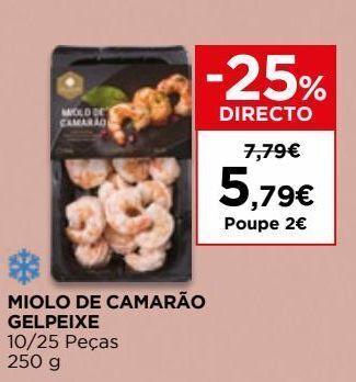 El Corte Inglés Camarão gelpeixe promoção