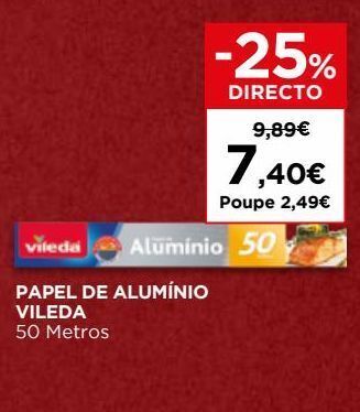 El Corte Inglés Papel alumínio vileda promoção