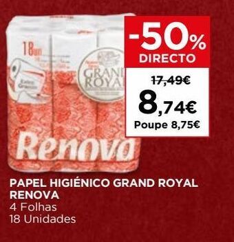 El Corte Inglés Papel higiênico renova promoção