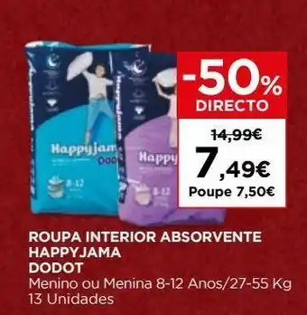 El Corte Inglés Absorvente promoção