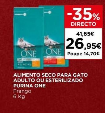 El Corte Inglés Ração para gatos purinaone promoção