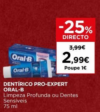 Pasta de dentes oral-b