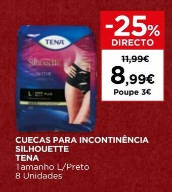 El Corte Inglés Incontinência tena promoção