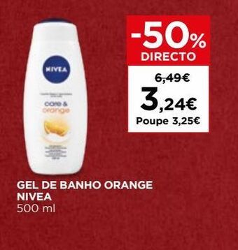 El Corte Inglés Gel de banho nivea promoção