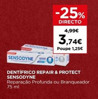 El Corte Inglés Pasta de dentes sensodyne promoção
