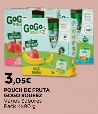 Polpa de frutas gogo squeez