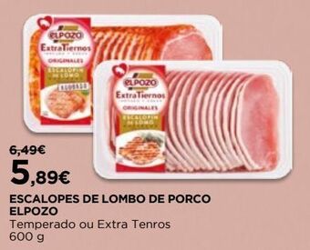 El Corte Inglés Carne suína promoção