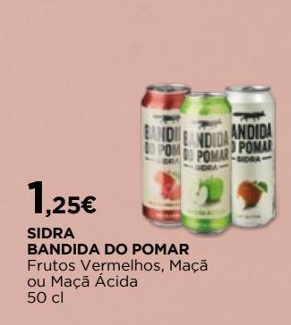 El Corte Inglés Sidra bandida do pomar promoção