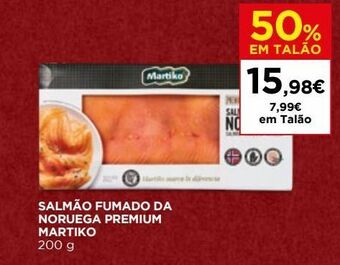El Corte Inglés Salmão fumado martiko promoção
