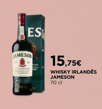 El Corte Inglés Uísque jameson promoção