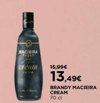 El Corte Inglés Brandy macieira promoção