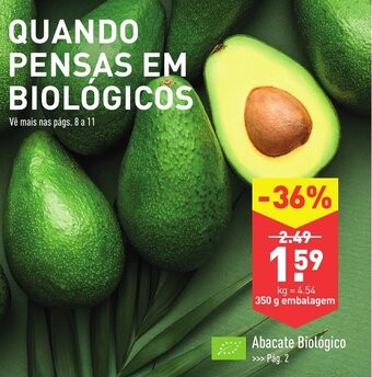 ALDI Abacate Biológico 350g promoção