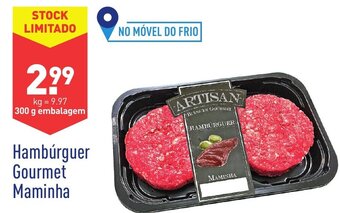 ALDI Hambúrguer Gourmet Maminha 300g promoção