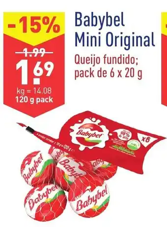 ALDI Babybel Mini Original Pack de 6x20g promoção