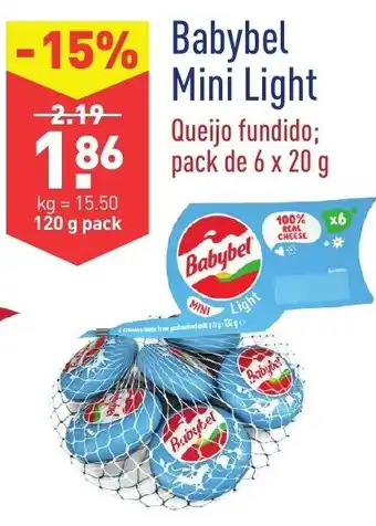 ALDI Babybel Mini Light Pack de 6x20g promoção