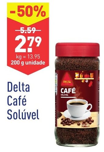 ALDI Delta Café Solúvel 200g promoção