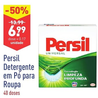 ALDI Persil Detergente em Pó para Roupa 40 Doses promoção