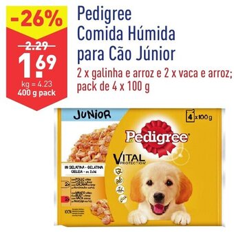 Pedigree Comida Húmida para Cão Júnior 400g