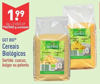 ALDI Cereais Biológicos 750/800g promoção