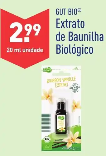 ALDI Extrato de Baunilha Biológico 20ml promoção