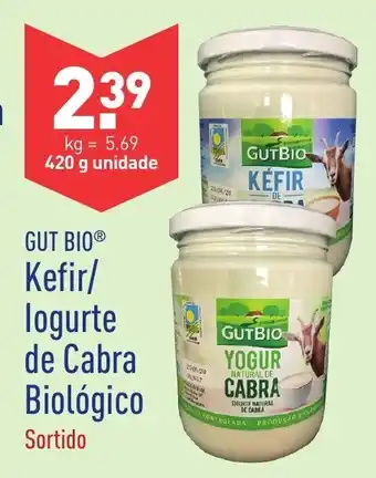 ALDI Kefir/Iogurte de Cabra Biológico 420g promoção