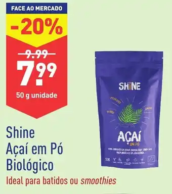 ALDI Shine Açaí em Pó Biológico 50g promoção
