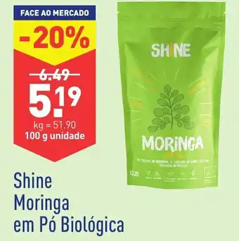 Shine Moringa em Pó Biológica 100g