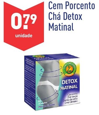 ALDI Cem Porcento Chá Detox Matinal promoção