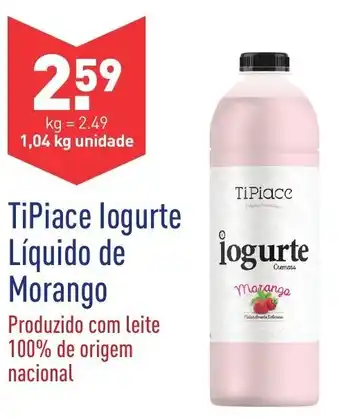 ALDI TiPiace Iogurte Líquido de Morango 1,04kg promoção