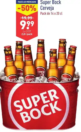 ALDI Super Bock Cerveja 2,8L promoção