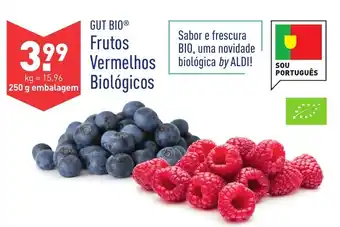 ALDI Frutos Vermelhos Biológicos 250g promoção