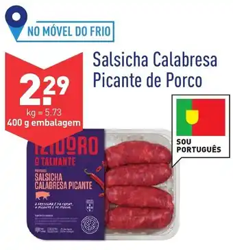 ALDI Salsucha Calabresa Picante de Porco 400g promoção
