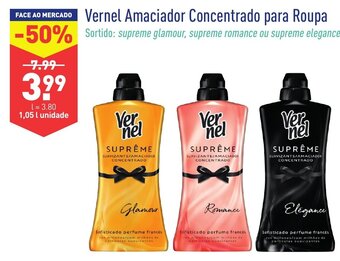 ALDI Vernel Amaciador Concentrado para Roupa 1,05L promoção