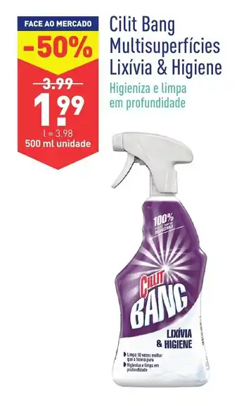 ALDI Cilit Bang Multisuperfícies Lixívia & Higiene 500ml promoção