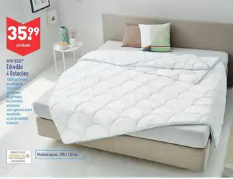 ALDI Novitesse Edredão 4 Estações 200x220cm promoção