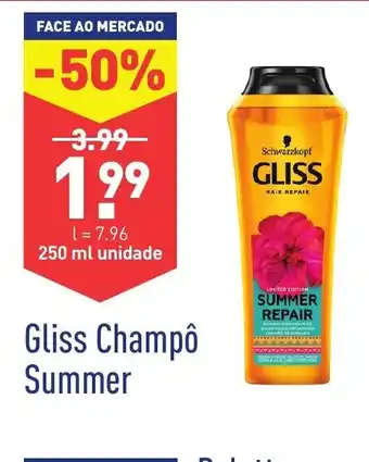 ALDI Gliss Champô Summer 250ml promoção