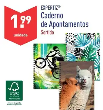 ALDI Caderno de Apontamentos promoção