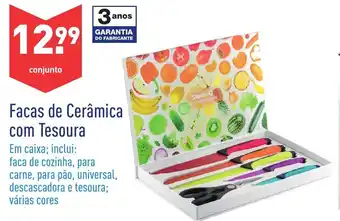 ALDI Facas de Cerâmica com Tesoura promoção