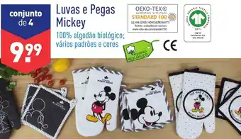 ALDI Luvas e Pegas Mickey promoção
