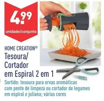 ALDI Tesoura/Cortador em Espiral 2 em 1 promoção