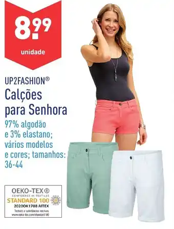 ALDI Calções para Senhora 36-44 promoção