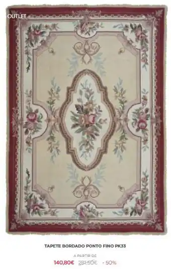 Superdecor Tapete Bordado Ponto Fino PK33 promoção