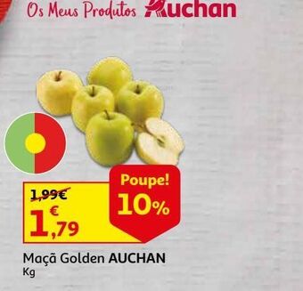 Auchan Maçã golden auchan kg promoção